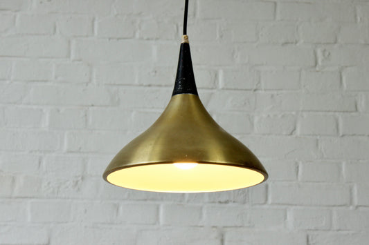 Vintage Danish Design Messing Lampe Mid Century 50er 60er